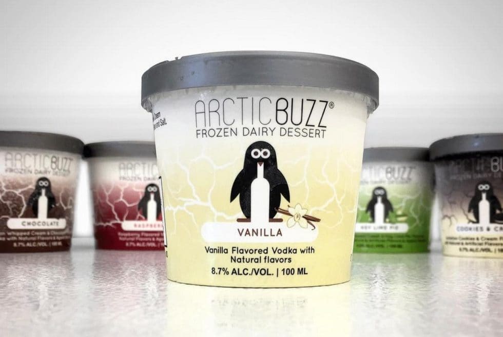 Arctic Buzz Vodka Ice Cream
