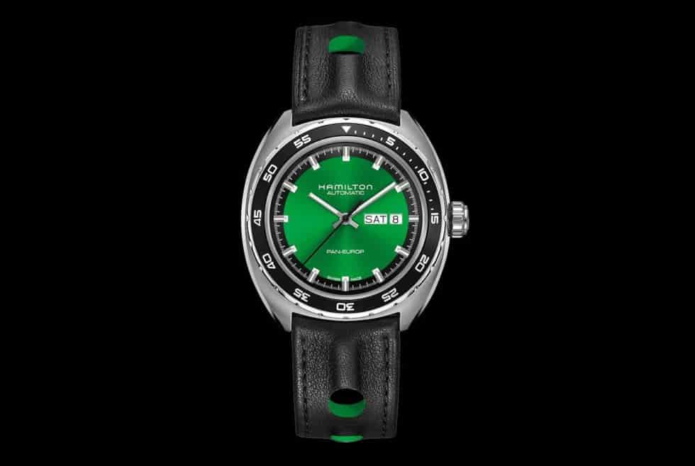 Hamilton Pan-Europ Watch in Green
