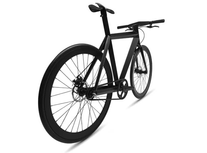 BME Design B-9 NH Black Bicycle Back View