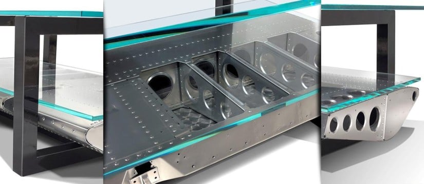 C-119 Aileron Coffee Table Airplane Parts