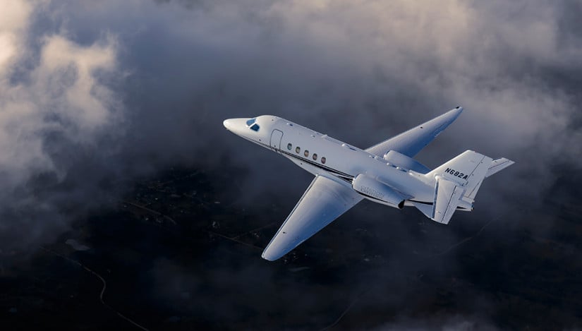 Cessna Citation Latitude Jets Top View