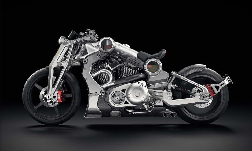 Confederate Motorcycles P51 G2 Combat Fighter Side View 2