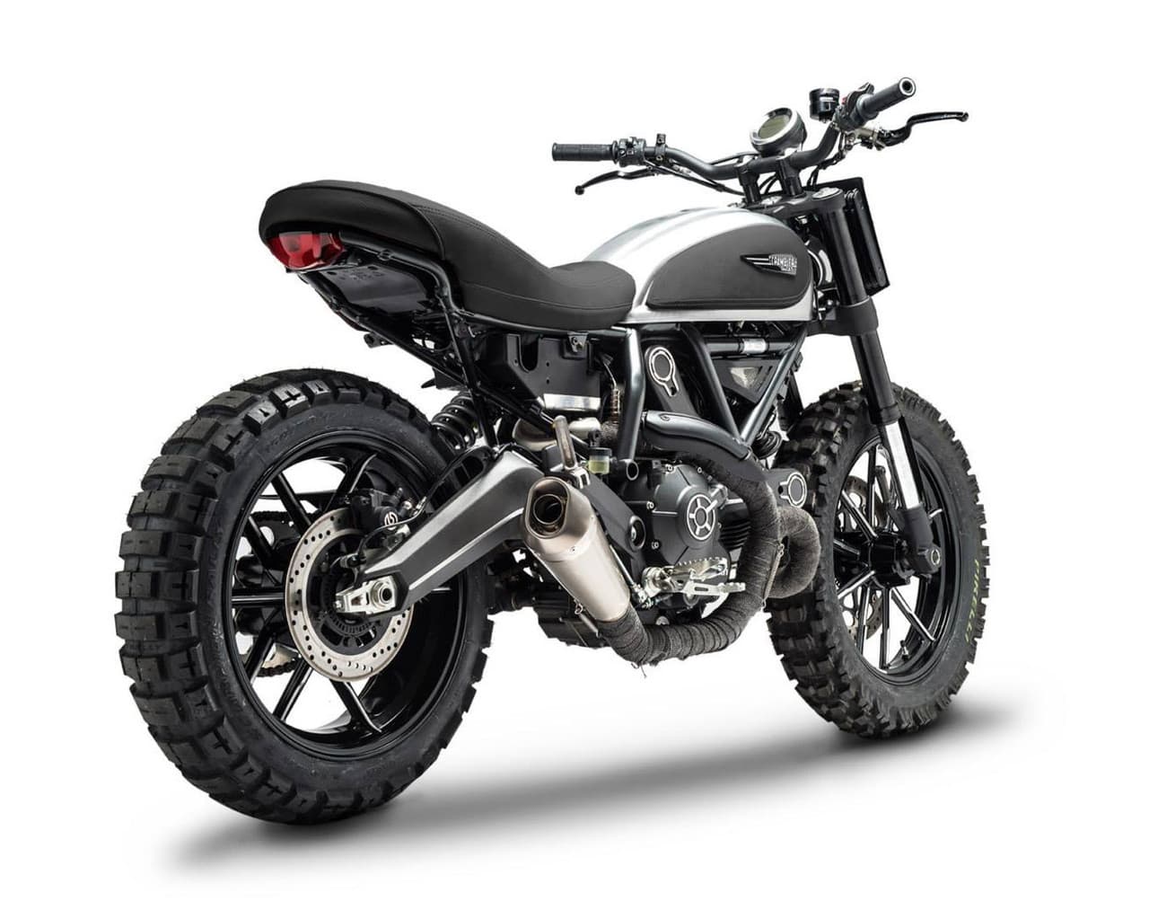 Ducati Scrambler Dirt Tracker Back View