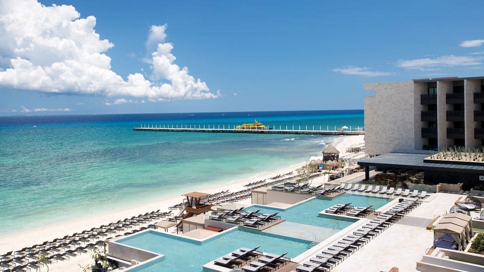 Grand Hyatt Playa del Carmen Resort Beach Panorama
