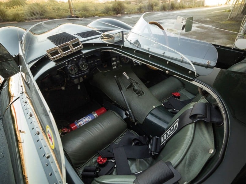 Historic 1955 Jaguar D-Type Interior