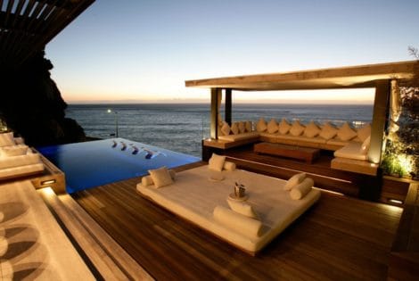 Luxury Rental Villa Outdoor Lounge Area