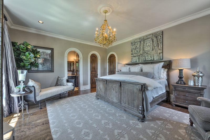 Mediterranean Villa in Nashville Bedroom