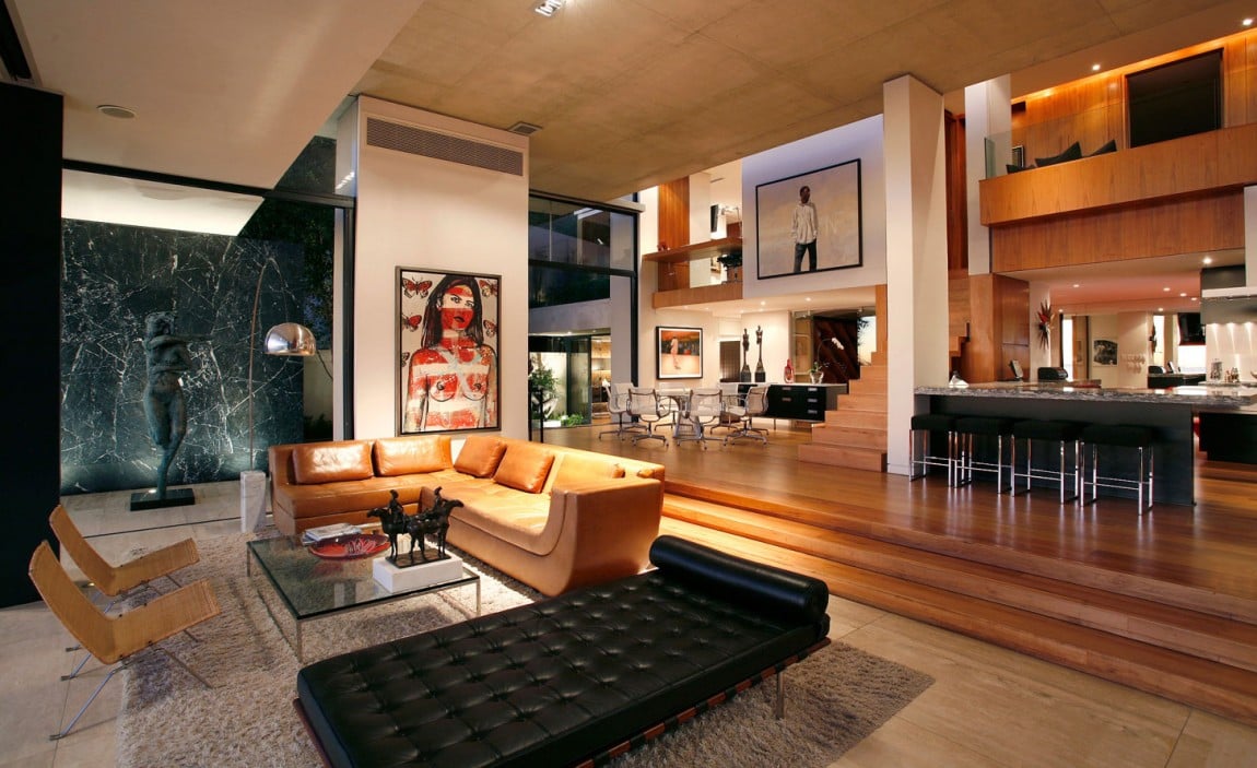 Mwanzoleo Luxury Rental Villa Living Room