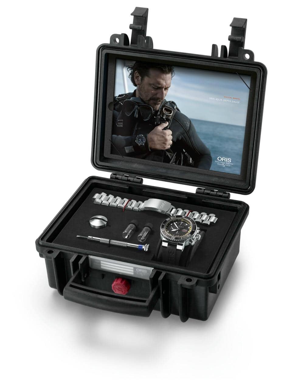 Oris Aquis Depth Gauge Chronograph Waterproof Case