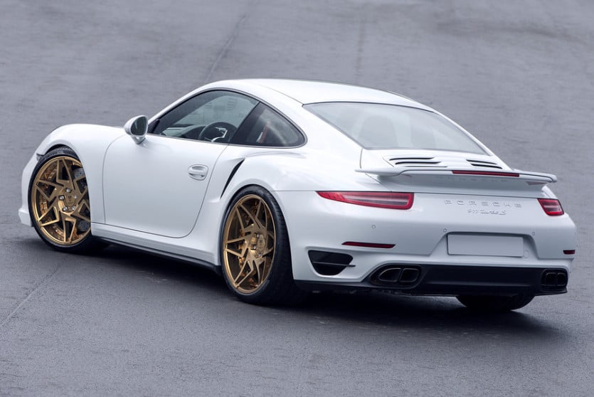 Porsche 911 Turbo S Back View