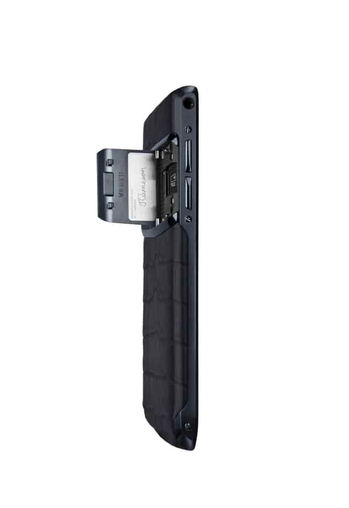 Pure Navy Alligator Side View