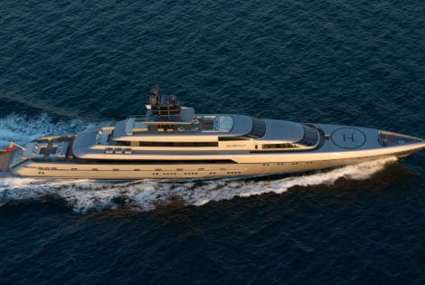 Silver Fast Superyacht by Silveryachts Top View