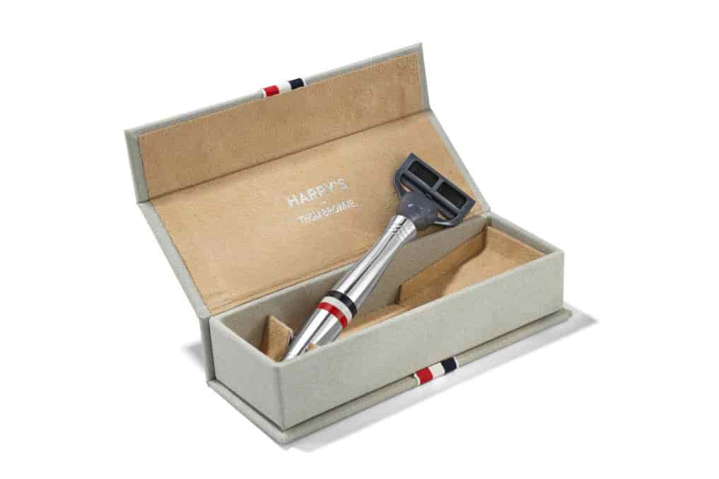Silver Razor Set for Barney’s