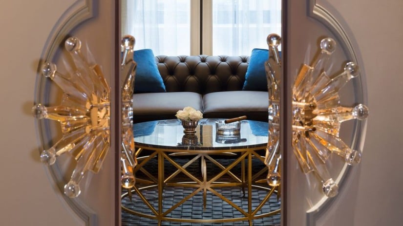 The Peninsula Paris Luxury Hotel Cigar Lounge