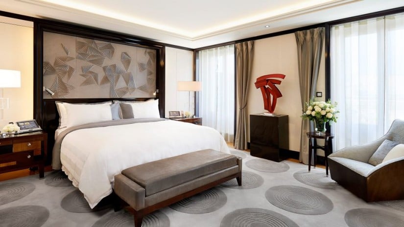 The Peninsula Paris Luxury Hotel Suite Bedroom