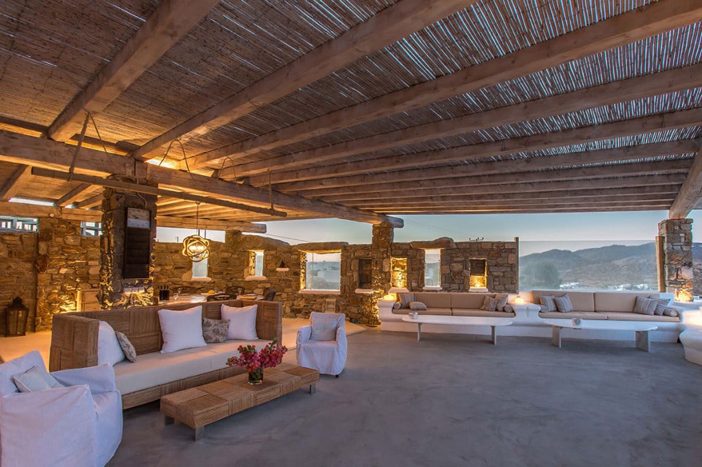 Villa Ali in Mykonos Dinning Area