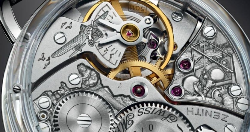 Zenith Pilot Type 20 Hommageá Louis Blériot Dial