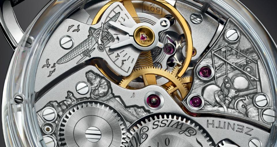 Zenith Pilot Type 20 Hommageá Louis Blériot Dial