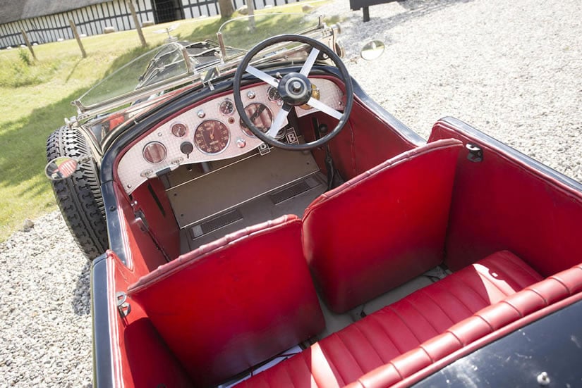 Bentley 6 ½ Litre ‘Bob-Tail’ Interior
