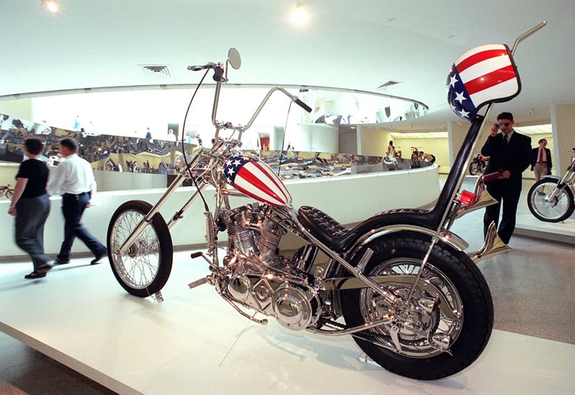 Captain America Harley Davidson Panhead