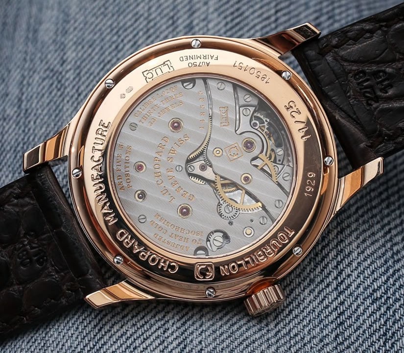 Chopard L.U.C. Tourbillon QF with Fairmined Gold Back Case