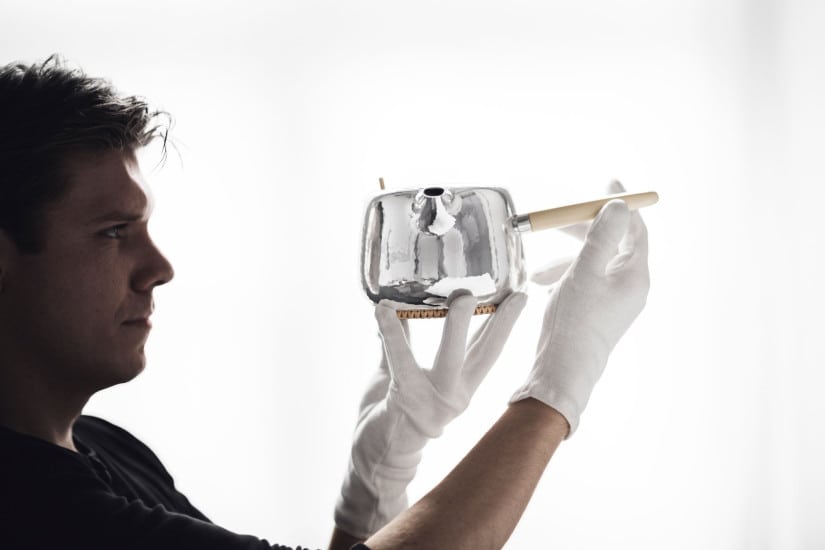 Coffee Pot Georg Jensen Silver Tea Set by Marc Newson