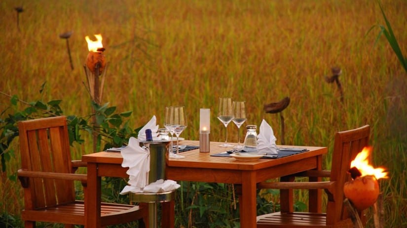 Dining at Jetwing Vil Uyana