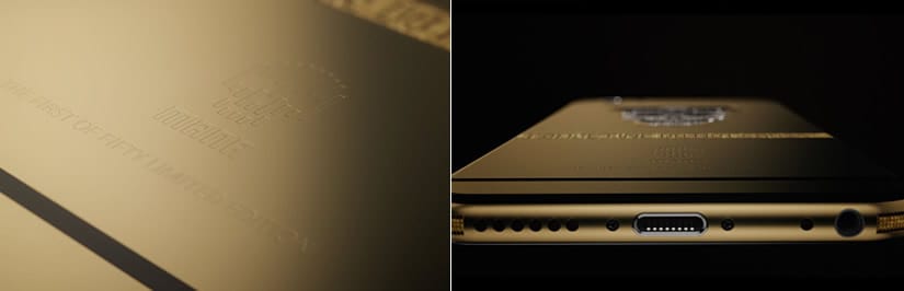 Gold iPhones by Mana skull