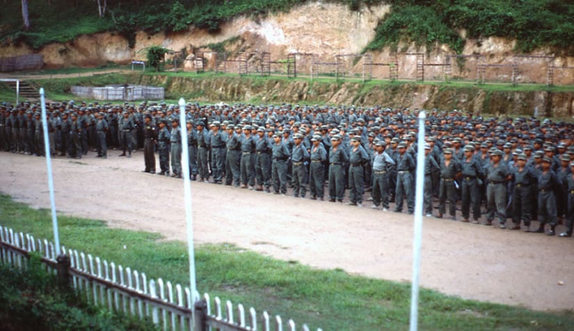 Khun Sa's forces at Ner Mone Shan State 1990