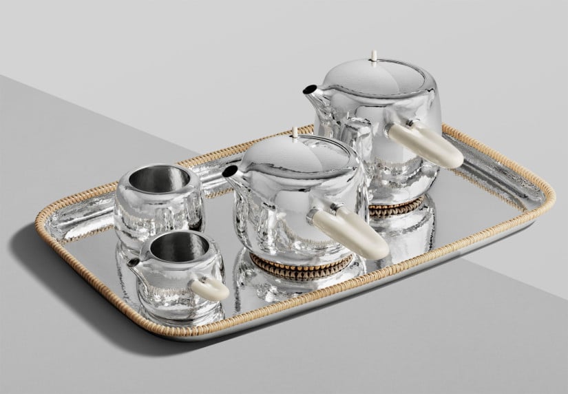 Marc Newson for Georg Jensen Silver Tea Set