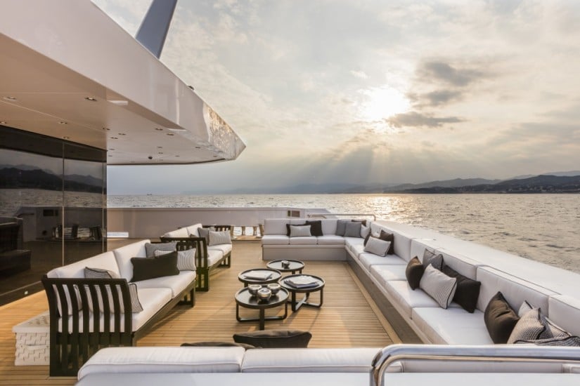 Meeting Area Suerte Unique Superyacht