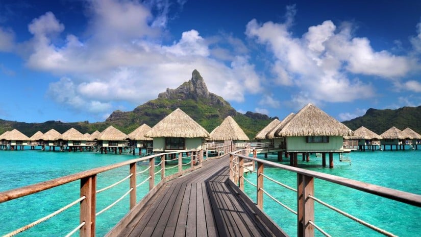 Overwater Bungalow Le Meridien Bora Bora Luxurious Resort