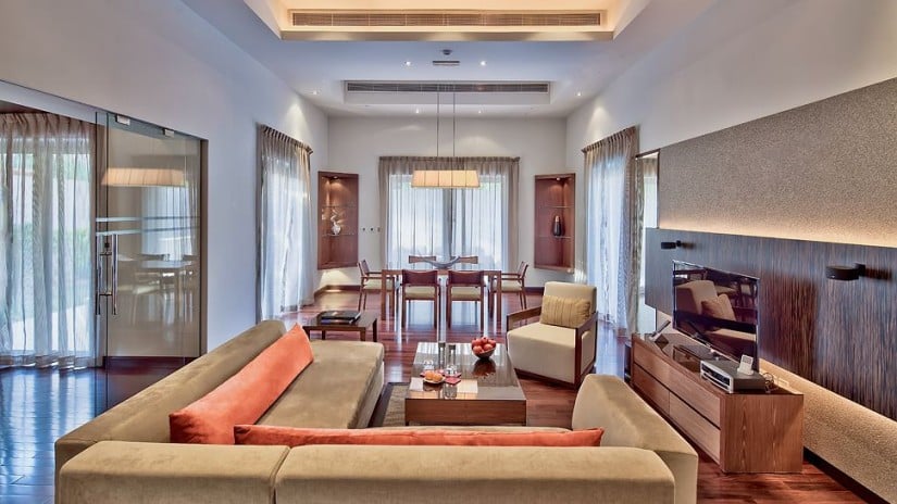 Per Aquum Desert Palm Living Area