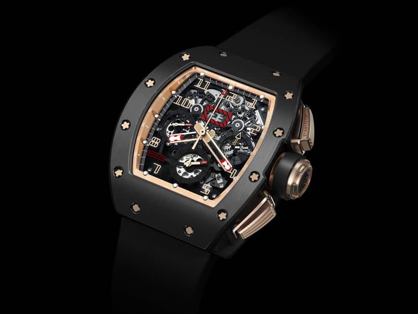 Richard Mille 011 Felipe Massa Flyback Chronograph Black Kite