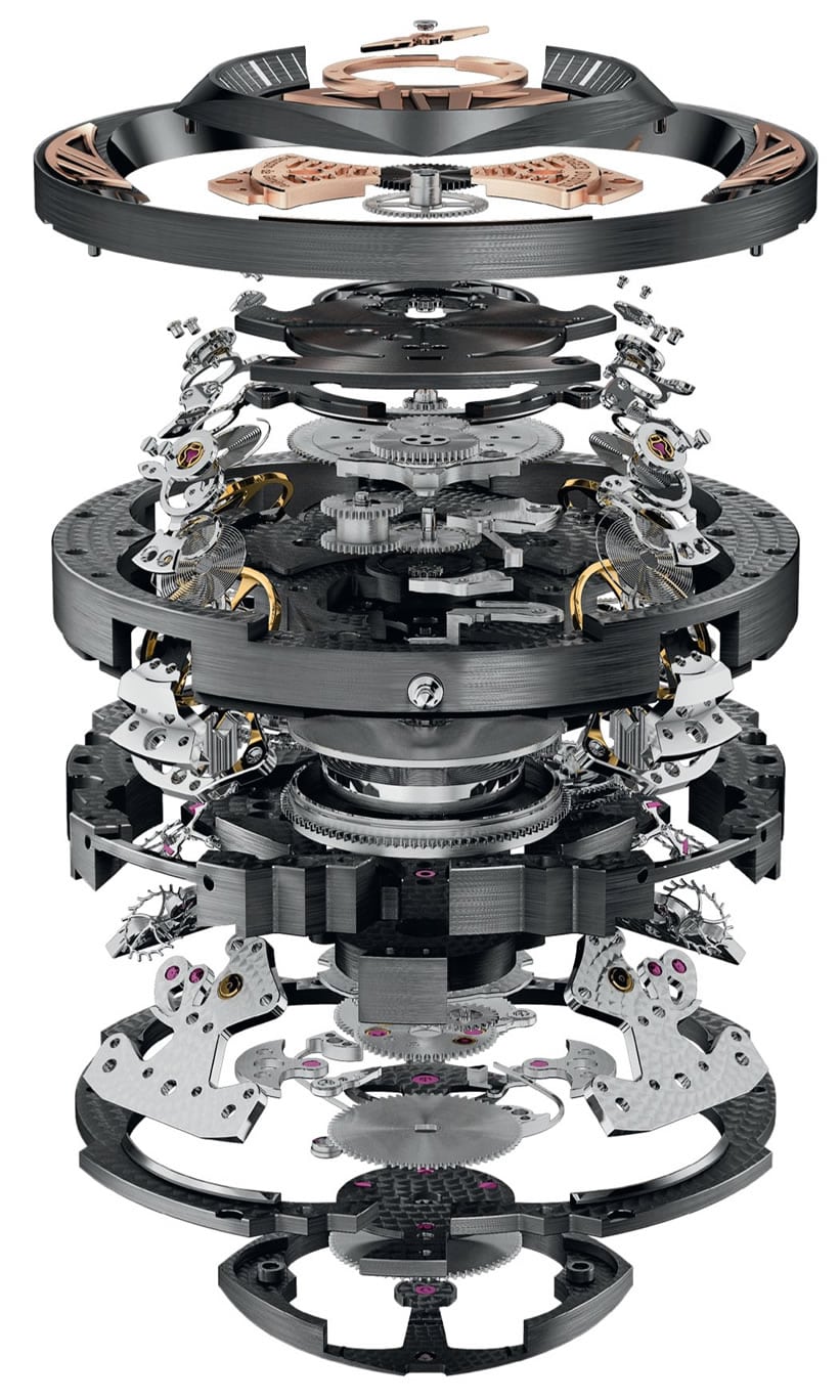 Roger Dubuis Excalibur Quatuor Watch Parts