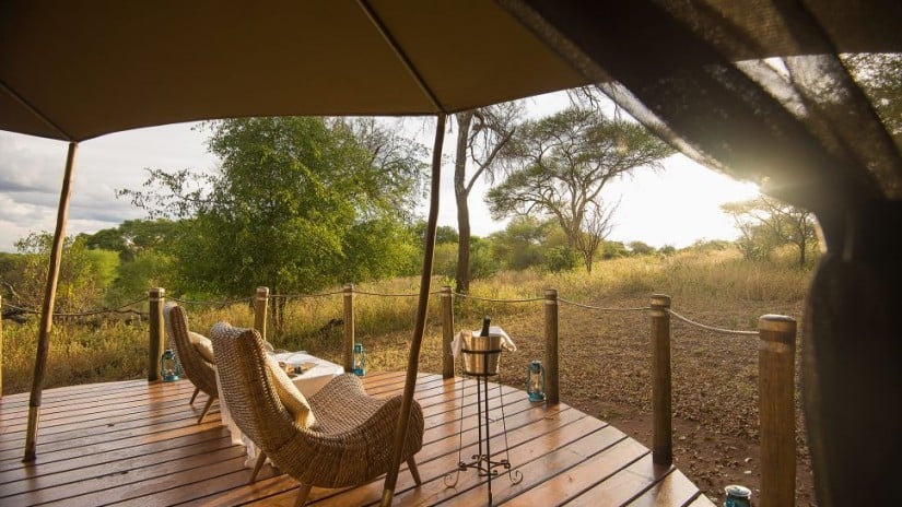 Sanctuary Swala Camp Lounge Area