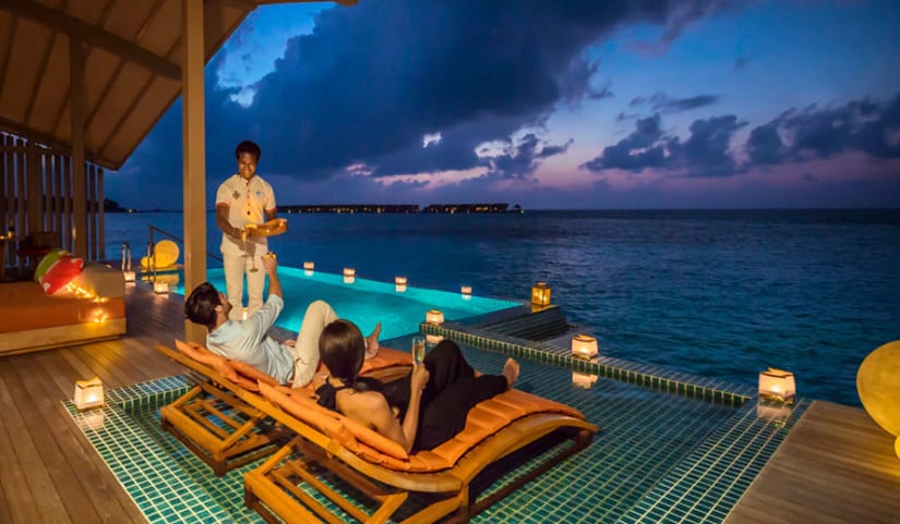 Club Med Finolhu, Outdoor Lounge Area