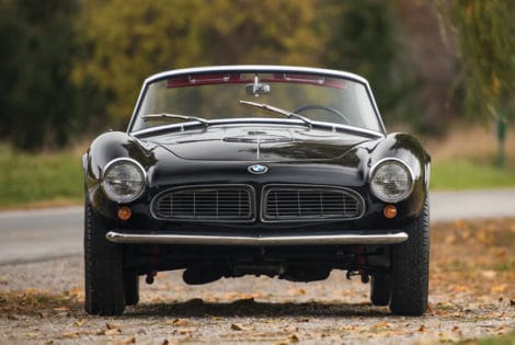 Front View, Unique 1959 BMW 507 Roadster Series II