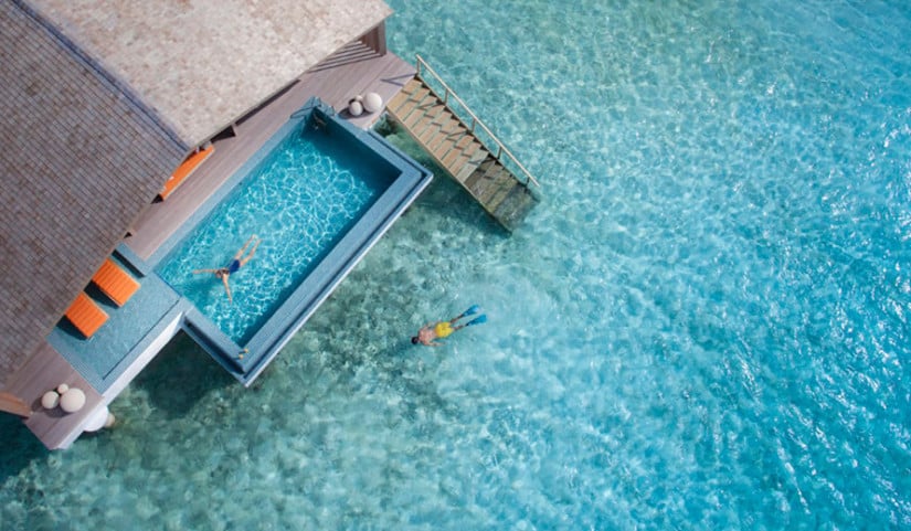Infinity Pool, Club Med Finolhu, Maldive