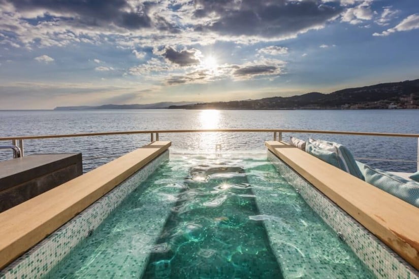 Luxury Superyacht Serenity by Mondomarine, Jacuzzi