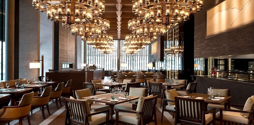 Restaurant The Chedi Andermatt Hotel in Switzerland