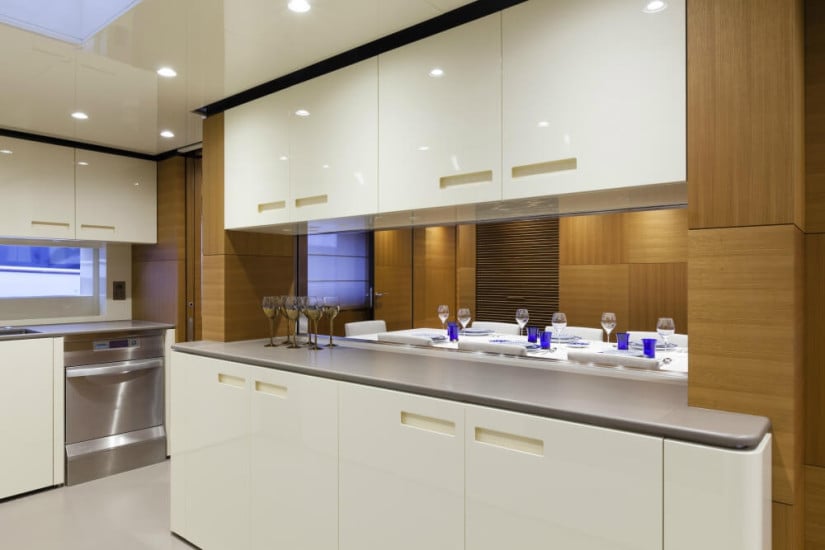 Baglietto Pachamama Superyacht, Dining Area