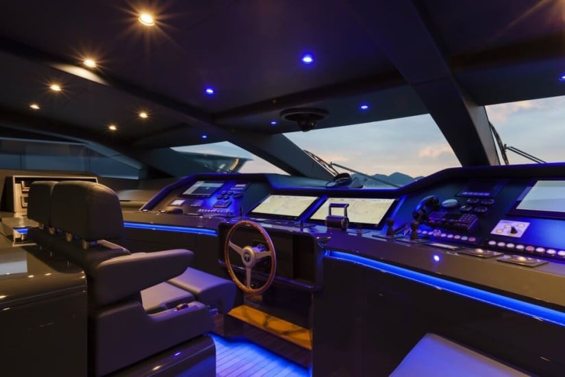 Bridge, Baglietto Pachamama Superyacht