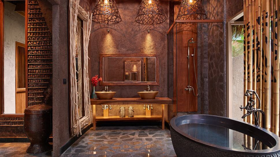 Cottage Bathroom, Serene Keemala Hotel in Phuket