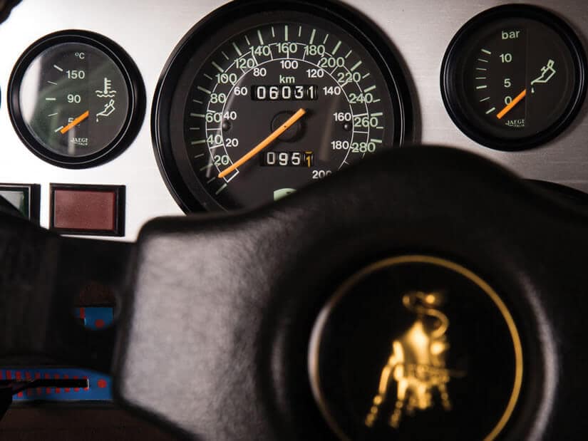 Dashboard, 1981 Lamborghini Countach LP400 S Series III