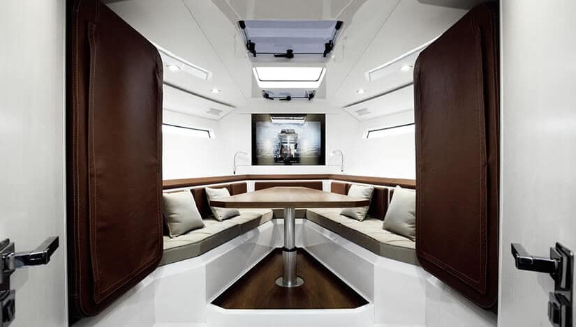 Evo 43 Boat Interior