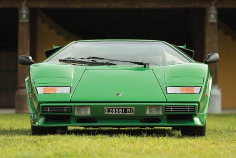 Front View, 1981 Lamborghini Countach LP400 S Series III