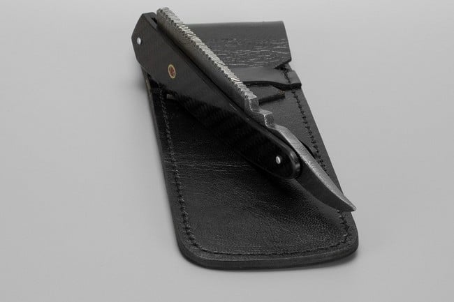 Bastion Damascus Steel Straight Razor 5