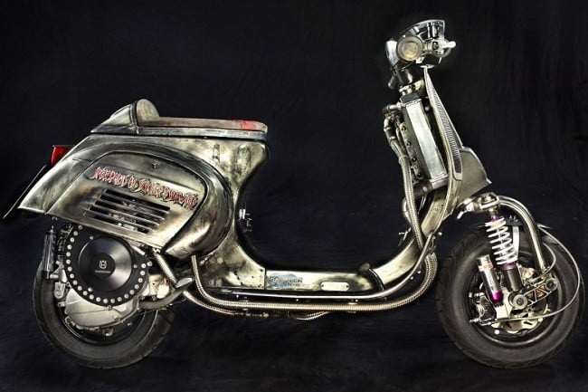 Custom Vespas by Scooter & Service 18