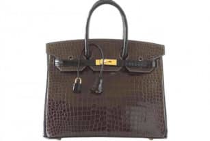 Rare Croc Birkin Bag Sold for Almost $100,000